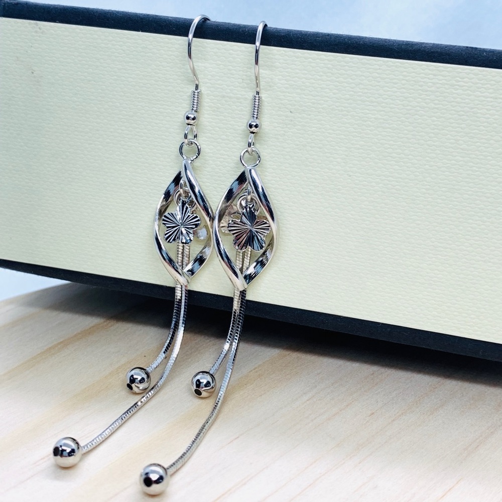 Sterling Silver 925 Earrings - Picture 3 of 5